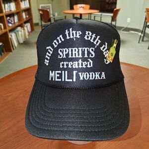 and on the 8th day Spirits Created MEILI Vodka Trucker Mesh Snapback Hat Cap...
